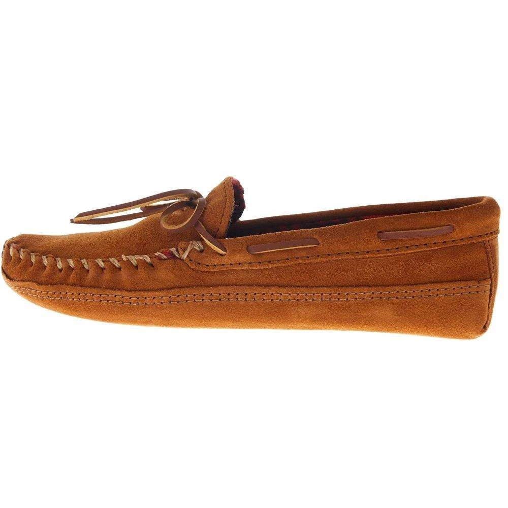 Minnetonka Men's Brown Fleece Lined House Shoe 5 Minnetonka Men's Brown Fleece Lined House Shoe - Image 3