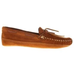 Minnetonka Men's Brown Fleece Lined House Shoe 11 Minnetonka Men's Brown Fleece Lined House Shoe -HORSE TACK Store 773 05