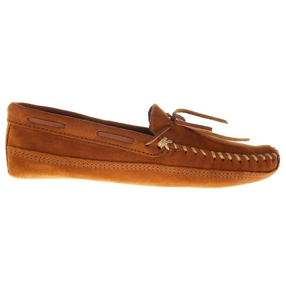 Minnetonka Men's Brown Fleece Lined House Shoe 7 Minnetonka Men's Brown Fleece Lined House Shoe - Image 5
