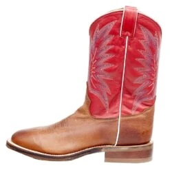 Tony Lama Men`s Tony Lama Brayden Cedar Brown 11in. TImeless Red Top Round Toe -HORSE TACK Store 7884 3 9bc54dcc c26b 4ed0 9411 e6e8ab4236e3
