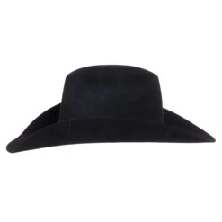 American Hats 7X Black Rancher Crease 4 1/4in. Brim Felt Cowboy Hat 8 American Hats 7X Black Rancher Crease 4 1/4in. Brim Felt Cowboy Hat -HORSE TACK Store 7XRCBLKS42 2