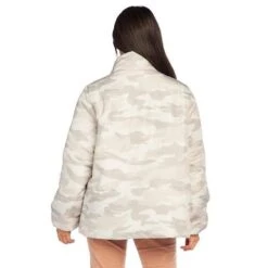 Women's Mud Pie Wade Taupe Camo Puffer Jacket -HORSE TACK Store 80340045TP 3