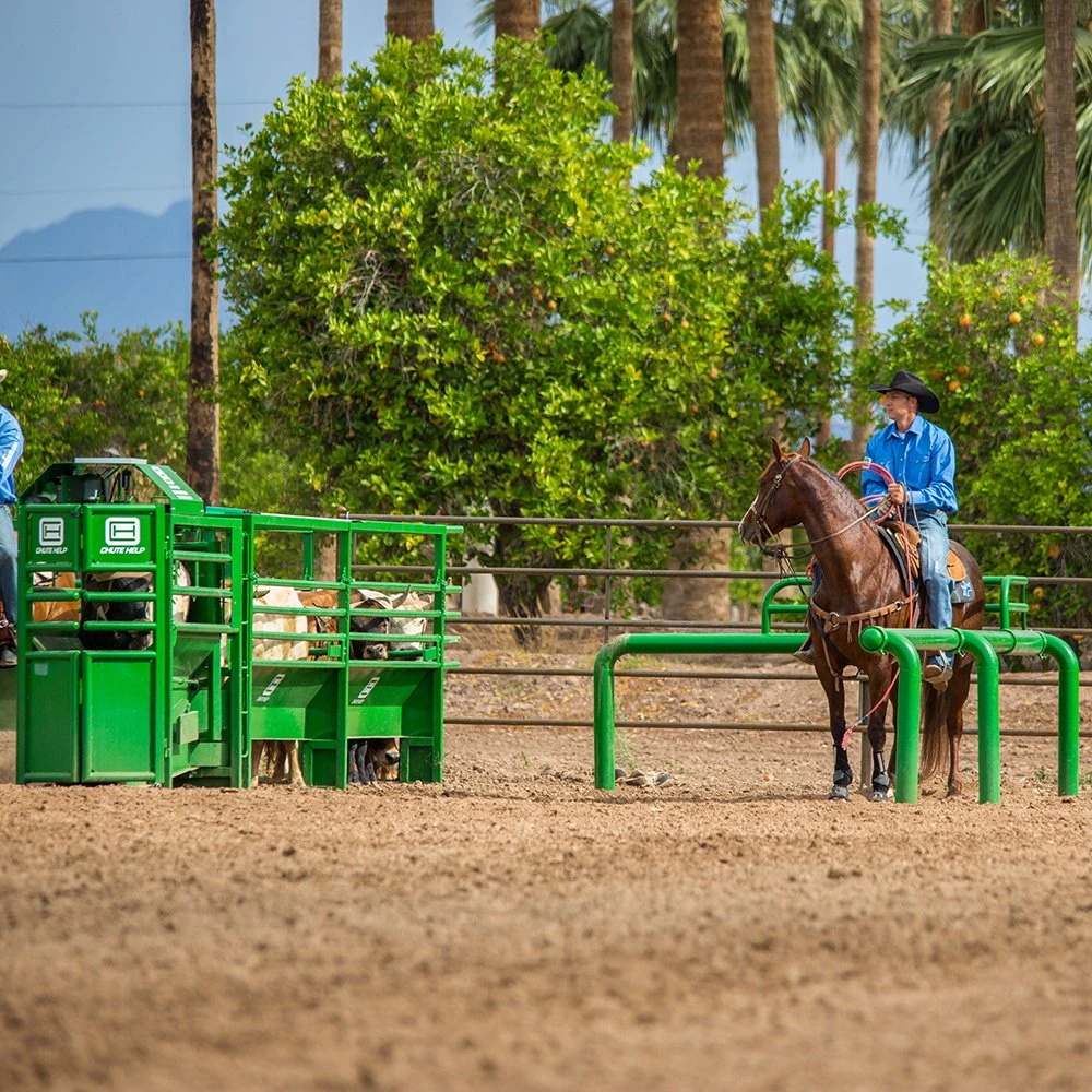 Chute Help Pivoting Adjustable Roping Box 3 Chute Help Pivoting Adjustable Roping Box