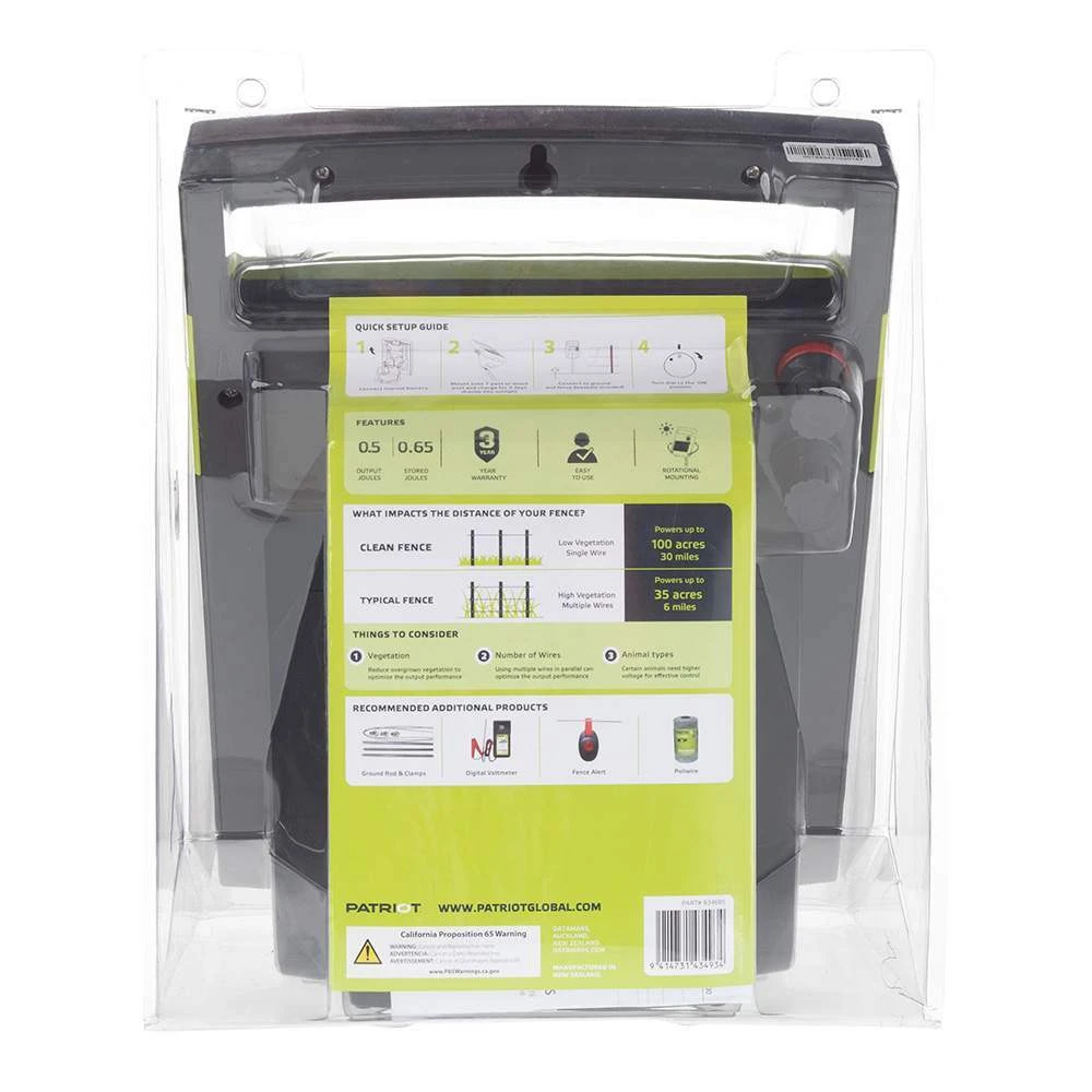 Patriot Fencing SOLARGUARD 500 Fence Energizer (12V) 4 Patriot Fencing SOLARGUARD 500 Fence Energizer (12V) - Image 2