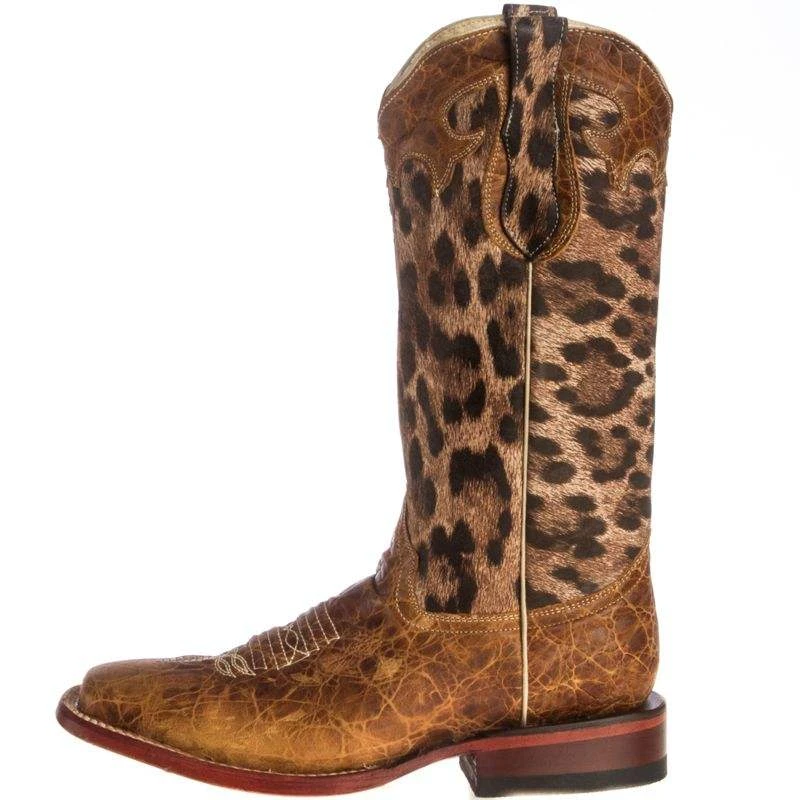 Women's Ferrini Brushed Tan Cowgirl Boots 4 Women's Ferrini Brushed Tan Cowgirl Boots - Image 2
