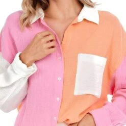 Mud Pie Women's Roslyn Button Down 8 Mud Pie Women's Roslyn Button Down -HORSE TACK Store 85100161PK 03