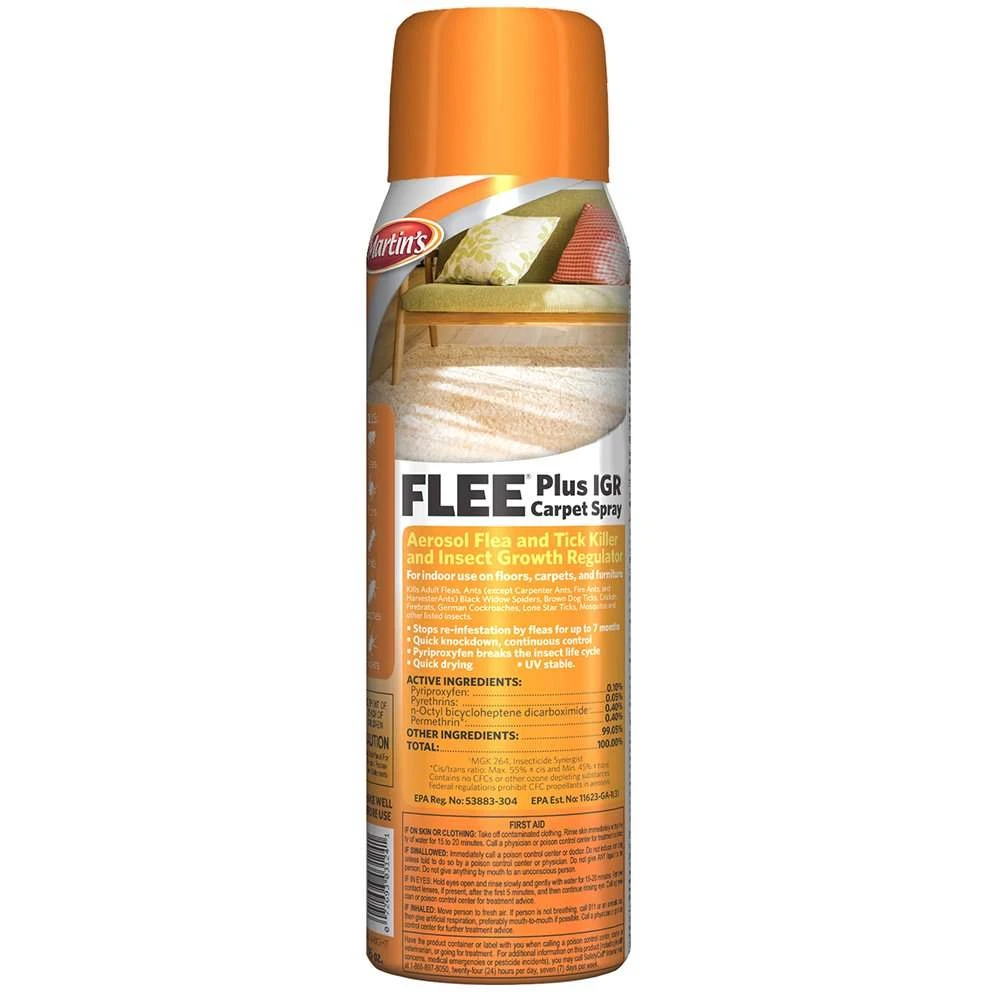 Martins FLEE Plus IGR Carpet Spray 3 Martins FLEE Plus IGR Carpet Spray