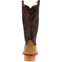 Men's NRS Ride Ready Rios Of Mercedes Tan Crazy Horse Roughout Chocolate Remuda Top Boots -HORSE TACK Store 9053T 3