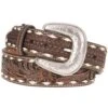 Mens Brown Floral Belt -HORSE TACK Store 92250 default l