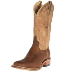 Anderson Bean Mens NRS Ride Ready Briar 13in Bone Goat Top Cowboy Boots