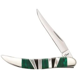 Case Exotic Green Malachite Texas Toothpick Knife