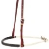 NRS Black Leather Braided Double Rope Noseband -HORSE TACK Store 97027 default l