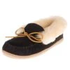 Minnetonka Ladies Alpine Sheepskin Black Moccasin -HORSE TACK Store 97644 default l