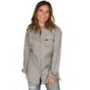 Wrangler Womens Grey Denim Shirt With Snaps -HORSE TACK Store 97987 default l