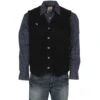 Wyoming Traders Men's Black Wyoming Wool Vest