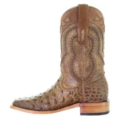 Corral Mens Orix Ostrich Square Toe Boot A4008 -HORSE TACK Store A4008 2