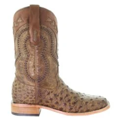 Corral Mens Orix Ostrich Square Toe Boot A4008 -HORSE TACK Store A4008 5