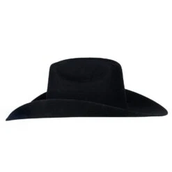 Youth M+F Black 3 3/4in. Brim Cattlemans Felt Hat -HORSE TACK Store A7210201 L 2
