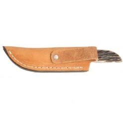 Anza Medium Clip Point Knife W/Amber Bone Handle -HORSE TACK Store AZ WK 3 008
