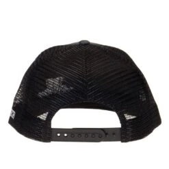 Best Ever Pads Saddle Charcoal Herringbone Black Embroidered Logo Mesh Back Trucker Cap -HORSE TACK Store BE GREY 3
