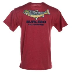 Burlebo Men's Speckled Trout Tee -HORSE TACK Store BOST HC SS 03