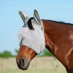 Cashel Company Crusader Patterned Horse Fly Mask With Ears -HORSE TACK Store CFMHSE 23 SB