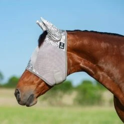 Cashel Company Crusader Patterned Horse Fly Mask With Ears -HORSE TACK Store CFMHSE 23 TUN