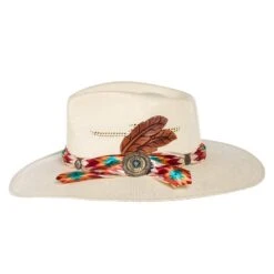 Charlie 1 Horse Navajo 3 3/4` Brim Aztec Band 7 Charlie 1 Horse Navajo 3 3/4` Brim Aztec Band -HORSE TACK Store CSNVJO 343681 2