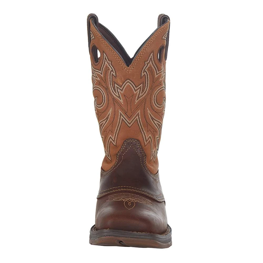 Durango Boots Men`s Rebel Brown 11` Tan Saddle Top Soft Toe 4 Durango Boots Men`s Rebel Brown 11` Tan Saddle Top Soft Toe - Image 2
