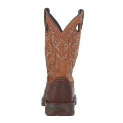 Durango Boots Men`s Rebel Brown 11` Tan Saddle Top Soft Toe 10 Durango Boots Men`s Rebel Brown 11` Tan Saddle Top Soft Toe -HORSE TACK Store DB4442 4