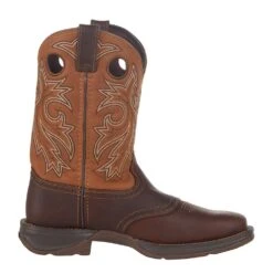 Durango Boots Men`s Rebel Brown 11` Tan Saddle Top Soft Toe 11 Durango Boots Men`s Rebel Brown 11` Tan Saddle Top Soft Toe -HORSE TACK Store DB4442 5