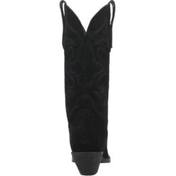 Dingo 1969 Women's Out West Black 13in. Leather Snip Toe Western Boot -HORSE TACK Store DI920 BK 04