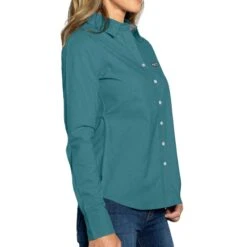 Kimes Ranch Women's Linville Coolmax Button Down Shirt 7 Kimes Ranch Women's Linville Coolmax Button Down Shirt -HORSE TACK Store F22 594850 03