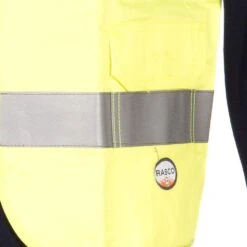 Rasco Fr Mens Hi Visibility FR Vest W/Pockets -HORSE TACK Store FR1603YH 1
