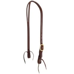 NRS 3/4in. Oiled Slit Ear Headstall -HORSE TACK Store HDST35 fromShopify 1