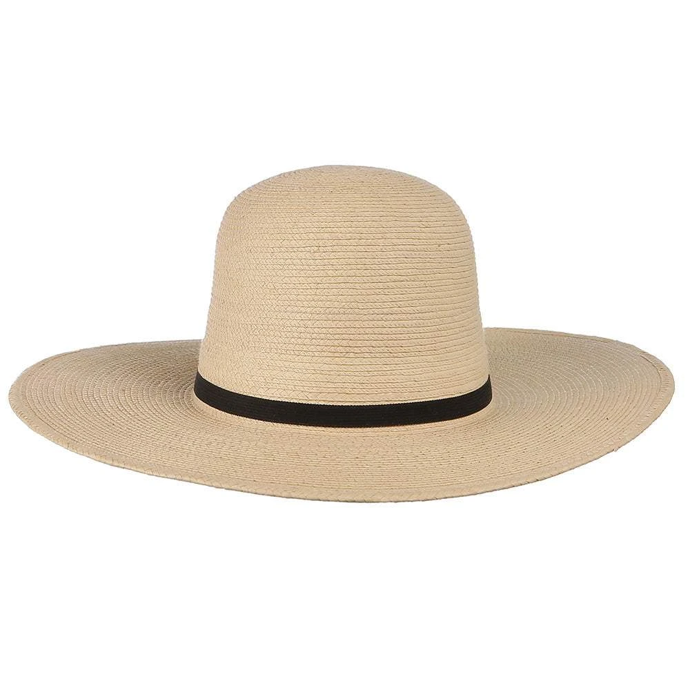 Sunbody Hats 4 1/2in. Brim 5in. Open Crown Palm Leaf Cowboy Hat 4 Sunbody Hats 4 1/2in. Brim 5in. Open Crown Palm Leaf Cowboy Hat - Image 2