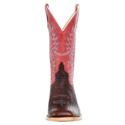 Horsepower Boots Men`s HP Top Hand Brown Shrunken Shoulder 13` Red Sinsation Top Boot 9 Horsepower Boots Men`s HP Top Hand Brown Shrunken Shoulder 13` Red Sinsation Top Boot -HORSE TACK Store HP8056 2