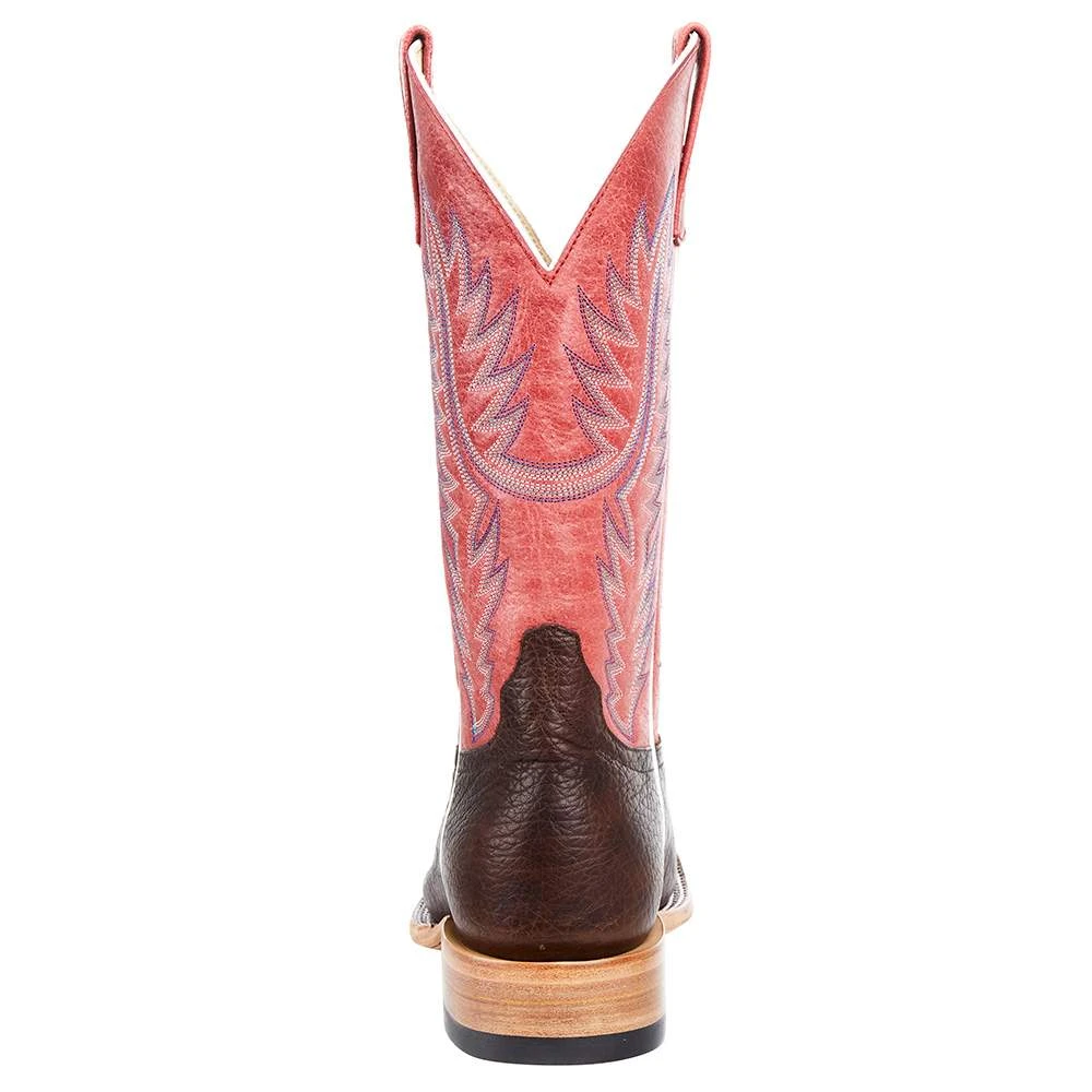 Horsepower Boots Men`s HP Top Hand Brown Shrunken Shoulder 13` Red Sinsation Top Boot 7 Horsepower Boots Men`s HP Top Hand Brown Shrunken Shoulder 13` Red Sinsation Top Boot - Image 5