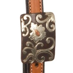 Cowperson Tack 3/4 Inch Basket Stamp With Dots Slit Ear Headstall -HORSE TACK Store HS34 RCB284 11