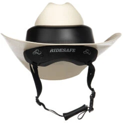 Resistol Ridesafe Straw Cowboy Hat -HORSE TACK Store HSRIDE 644481XS 3