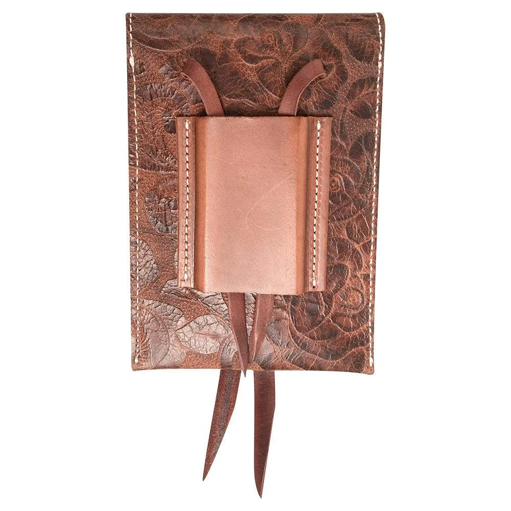 Martin Saddlery Floral Print Leather Smart Phone Holder 5 Martin Saddlery Floral Print Leather Smart Phone Holder - Image 3