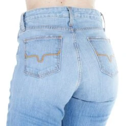 Kimes Ranch Women's Jennifer Light Wash High Rise Trouser Jeans -HORSE TACK Store JENNIFER SUGARFADE 4