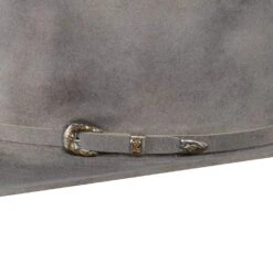 Jw Brooks Custom Hats Dark Smoke 50X 4 1/4in. Brim Open Crown Felt Cowboy Hat -HORSE TACK Store JWB 50XDRKSMK 4