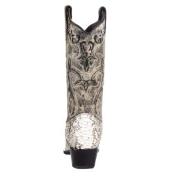 Circle G Womens Circle G Natural Black Python Boot -HORSE TACK Store L5698 4