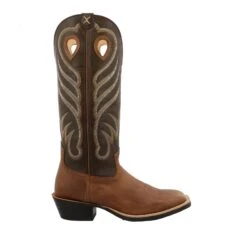 Twisted X Men's Buckaroo Buff Tan Vamp And Burnt Olive Shaft Cowboy Boot 9 Twisted X Men's Buckaroo Buff Tan Vamp And Burnt Olive Shaft Cowboy Boot -HORSE TACK Store MBK0035 03