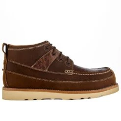 Men`s Twisted X 4` Distressed Saddle Cognac Elephant Nano Toe Wedge Work Boot -HORSE TACK Store MCAN002 4