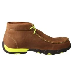 Twisted X Men's Neon Yellow Steel Toe Driving Moc -HORSE TACK Store MDMST02 3