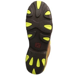 Twisted X Men's Neon Yellow Steel Toe Driving Moc -HORSE TACK Store MDMST02 4