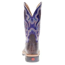 Twisted X Men's Brown Elephant Print 12in. Purple Alloy Toe Work Boots -HORSE TACK Store MLCA006 3