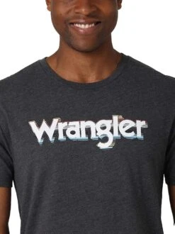 Wrangler Men's Americana Logo T-Shirt 5 Wrangler Men's Americana Logo T-Shirt -HORSE TACK Store MQ6211H 2